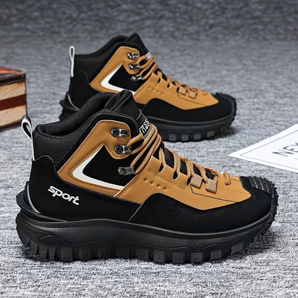 Mens Sport Outdoor Hiking Boots Mid Top Athletic Sneakers Trekking Shoes